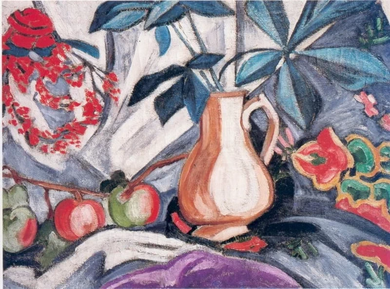 Natura morta con brocca e mele - Russian Museum
